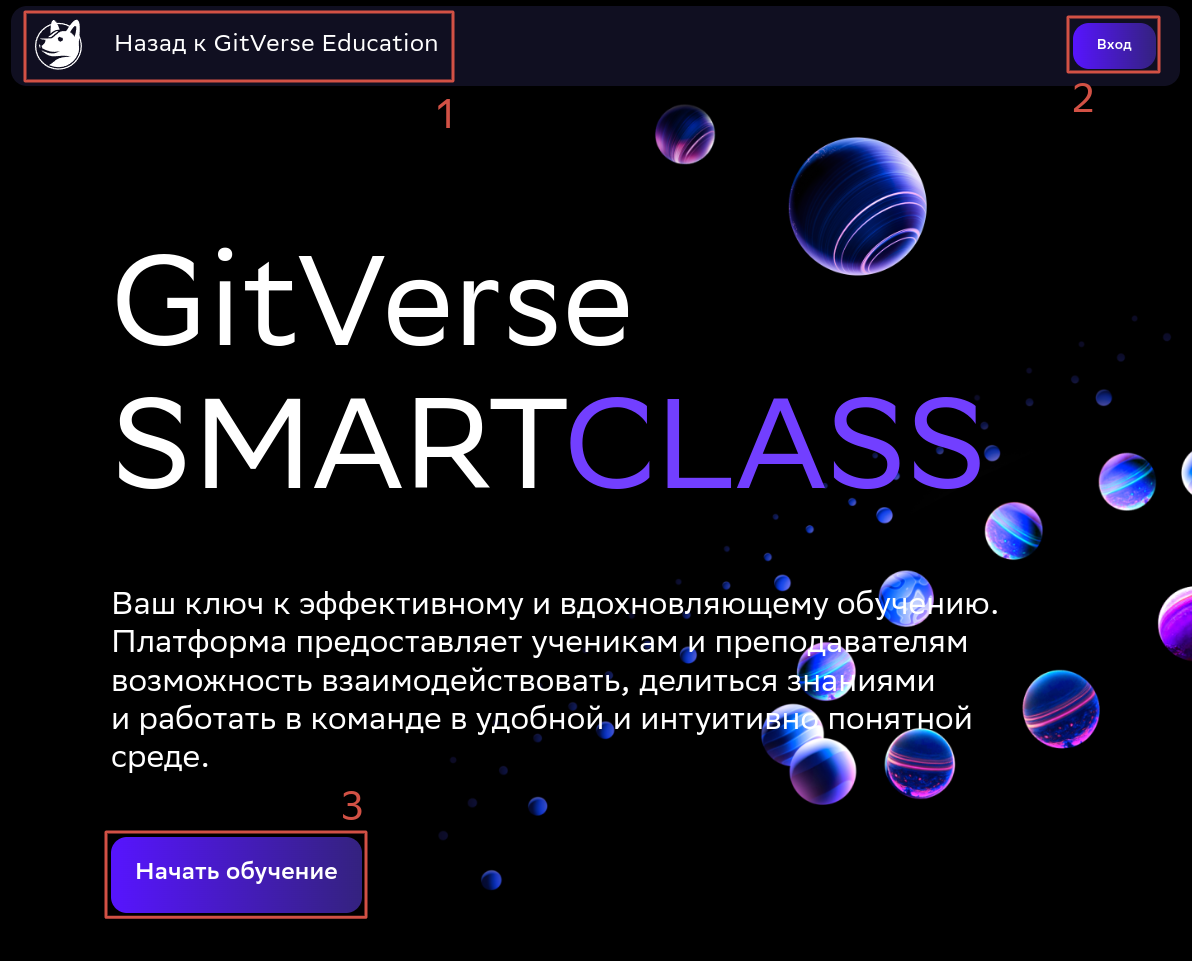 Заголовок дологиновой страницы SmartClass